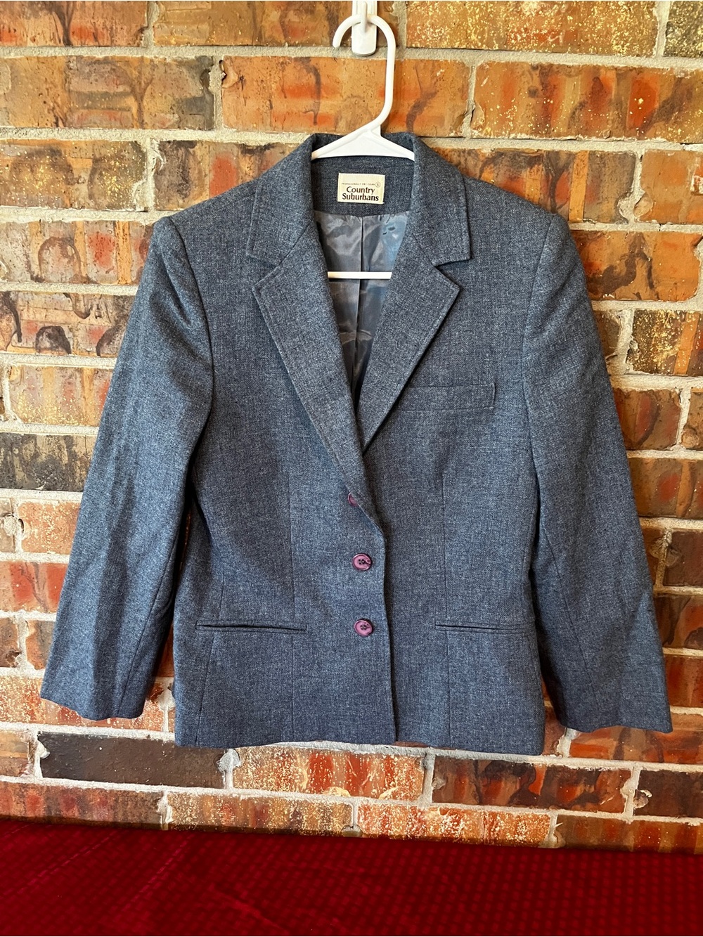 Country Suburbans Women’s Blue Blazer Size:6